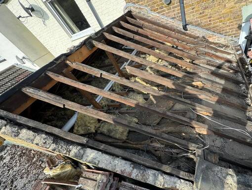 Wymondham Roofing Services 16 This is a photo of a roof needing repairs in Wymondham