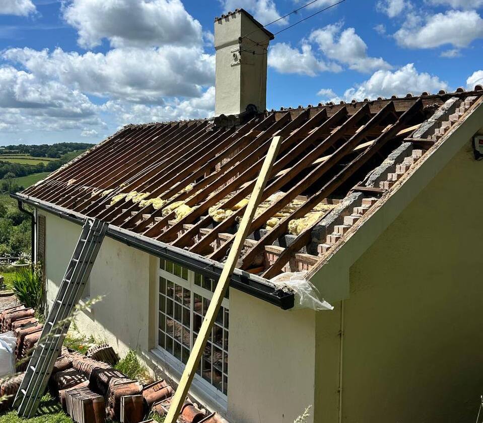 Wymondham Roofing Services 8 This is a photo of a roof being repaired in Wymondham. Installation carried out by Wymondham Roofing Services